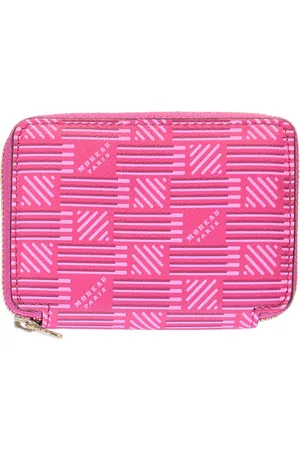 MOREAU Grainy Leather Zip Wallet
