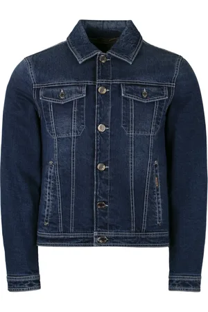 MOORER Denim Jackets, male, , M, Denim Goose Down Padded Jacket
