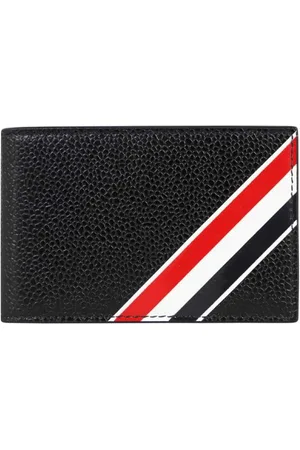 Thom Browne Flap-over Leather Wallet