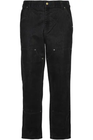 Dickies Straight Trousers, male, , W30, Denim Cotton Trousers with Gold-tone Rivets