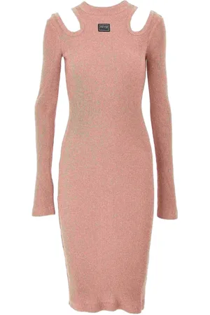 VERSACE Knitted Dresses, female, , S, Knit Sheath Dress