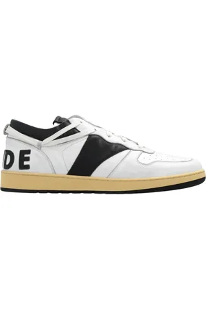 Rhude Sneakers, male, , 10 UK, Vintage Leather Lace-up Trainers