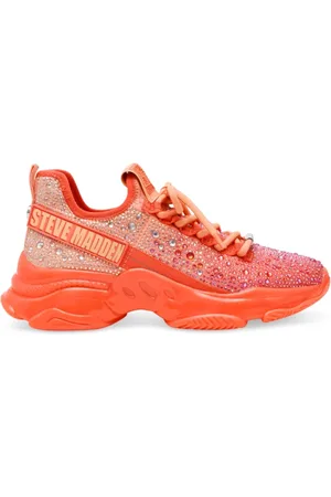 Steve Madden Glitter Peach Coral Trainers Mistica