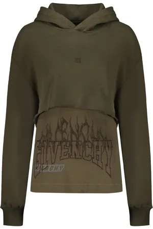 Givenchy Hoodies, female, , XS, Embroidered Cotton Hoodie