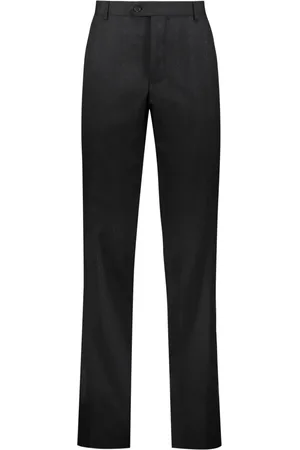 Salvatore Ferragamo Suit Trousers, male, , 2XL, Tailored Wool Trousers with Lurex Threads