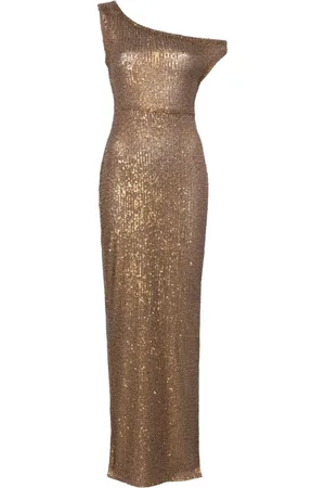 Norma Kamali Maxi Dresses, female, , XS, Drop Shoulder Side Slit Dress