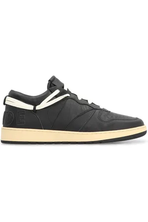 Rhude Sneakers, male, , 7 UK, Vintage Leather Trainers with Extra Laces