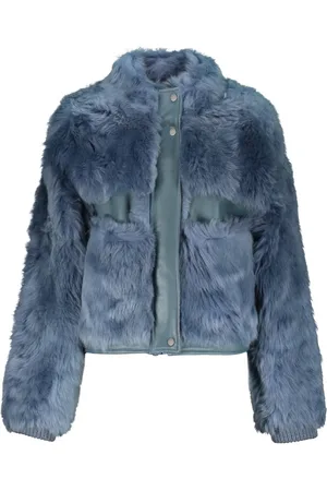 LORENA ANTONIAZZI Faux Fur & Shearling Jackets, female, , S, Shearling Jacket with Leather Inserts