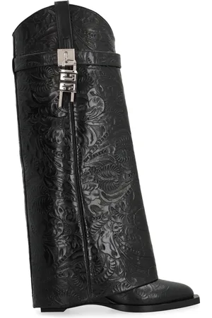 Givenchy Pointy Toe Cowboy Leather Boots