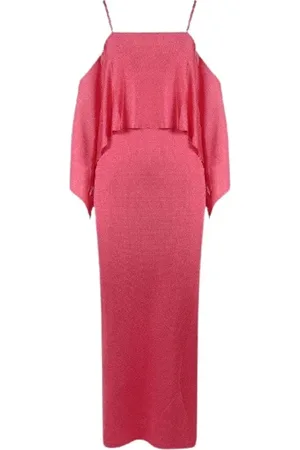 Tom Ford Spaghetti Strap Ruffled Maxi Dress