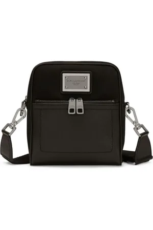 Dolce & Gabbana Messenger Bags, male, , ONE SIZE, Bum Bag with Silver-Tone Hardware