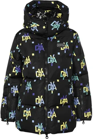 Duvetica Down Jackets, female, , S, Monogram Print Down Jacket