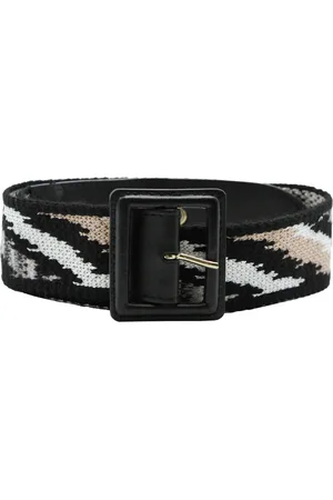 Missoni Belts, female, , S, Knitted Elasticated Leather Belt