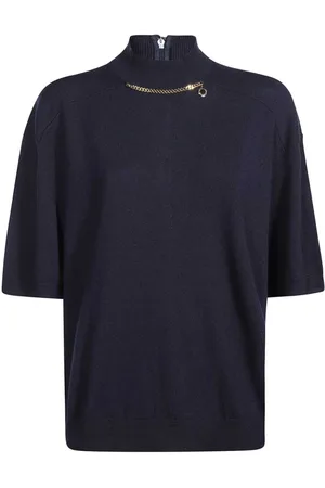 Stella McCartney Ribbed Wool Turtleneck Jumper with Applique