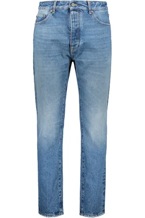 Palm Angels Classic Denim Jeans with Contrast Stitching