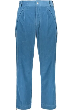 Palm Angels Corduroy Trousers with Zippered Pockets