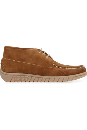 Tom Ford Contrasting Suede Ankle Boots