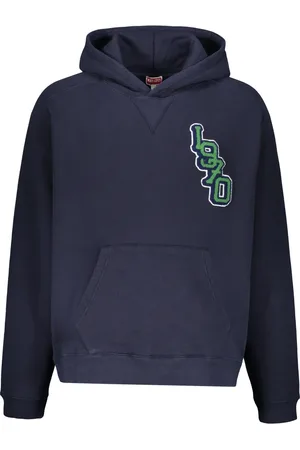 Kenzo Hoodies, male, , L, Cotton Hoodie with Adjustable Hood