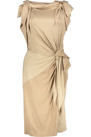 Burberry Midi Dresses, female, , 4XS, Silk Midi-dress