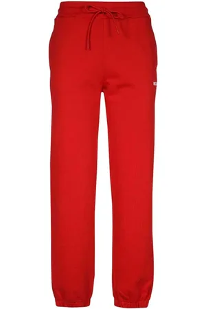 Msgm Sweatpants, female, , S, Logo Printed Drawstring Joggers