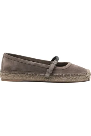 Brunello Cucinelli Flat Shoes with Side Buckle