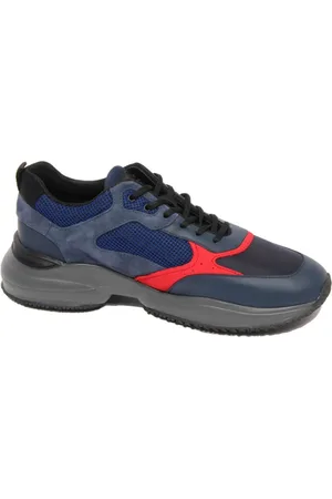 Hogan Leather/Fabric Interaction Shoes with Memory Foam