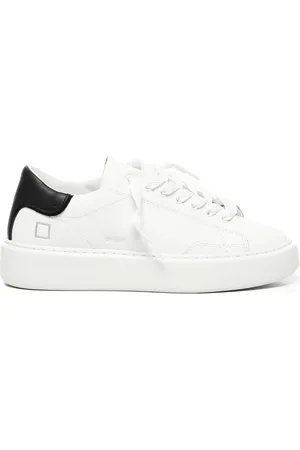 D.A.T.E. Leather Trainers Lace-up Closure
