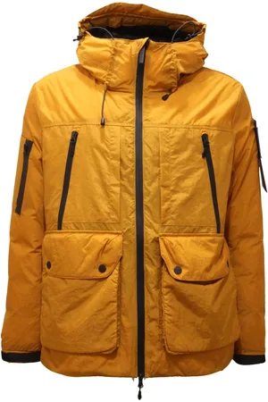 OUTHERE Winter Jackets, male, , L, Mustard Down Padded Jacket