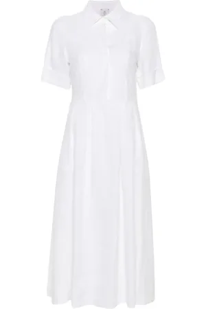 ELEVENTY Midi Dresses, female, , XS, Casual Linen Midi Dress