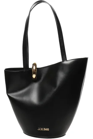 Jacquemus Shoulder Bags, female, , ONE SIZE, Asymmetric Bucket Bag with Handles