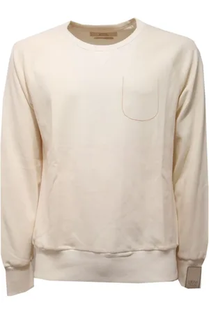 CRUNA Sweatshirts, male, , 2XL, Ivory Cotton Jumper Downtown Model