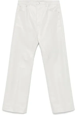 Rick Owens Ash Grey Classic Straight Leg Jeans