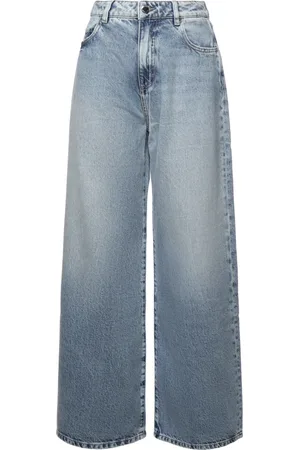 Icon Denim Wide Leg Cotton Jeans