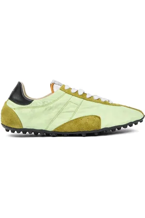 Maison Margiela Lace-Up Sneaker with Color-Block Design