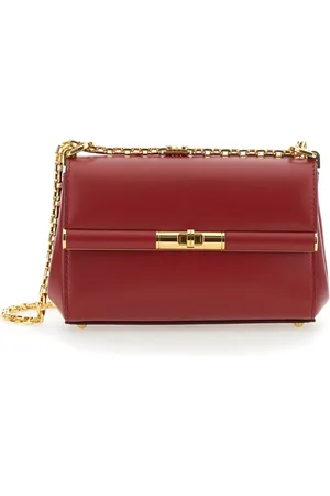 Dolce & Gabbana Cross Body Bags, female, , ONE SIZE, Leather Shoulder Bag with Twist Lock