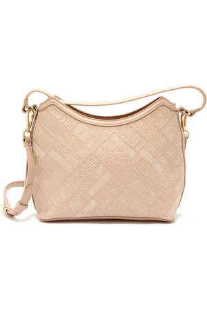 Moschino Shoulder Bags, female, , ONE SIZE, Embossed Leather Bag with Removable Strap