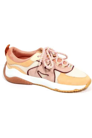 Hogan Sneakers, female, , 3 1/2 UK, Suede/Fabric Shoes with Memory Foam Technology