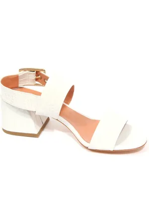 Twin-Set Off Leather Sandal