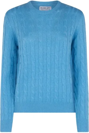 MC2 SAINT BARTH Round-neck Knitwear, female, , XS, Sorbbonne Cable Knit Jumper