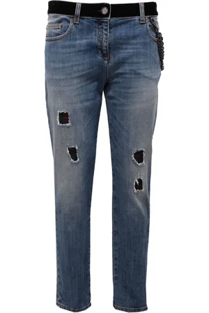 Moschino Slim-fit Jeans, female, , 3XS, Boutique gart dyed trouser