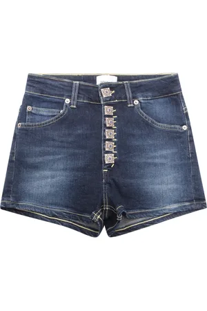 Dondup Denim Shorts, female, , W26, Denim Bermuda Shorts with Jewel Detail