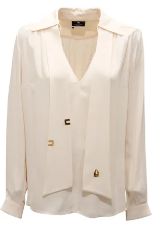 Elisabetta Franchi Blouses, female, , XS, Viscose Blouse Made in Italy