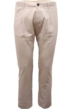 Nine In The Morning Chinos, male, , S, Fold Man Trousers in Cream