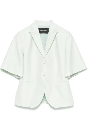 Fabiana Filippi Button-Up Jacket Short Sleeves