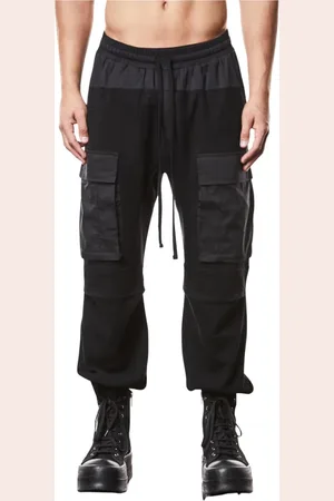 THOM KROM Sweatpants, male, , S, Double-Faced Cotton Cargo Trousers