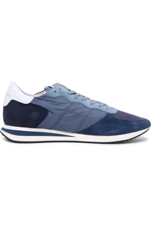 Philippe model Sneakers, male, , 12 UK, Denim Low Top Shoes