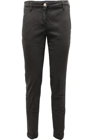 Jacob Cohen Chinos, female, , W28, Dark grey trouser made in Italy