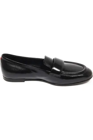 HALMANERA Loafers, female, , 3 UK, Vintage effect loafers Edin03 Glaze Nero