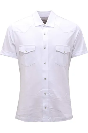 ELEVENTY Short Sleeve Shirts, male, , S, Piquè Cotton Short Sleeve Shirt