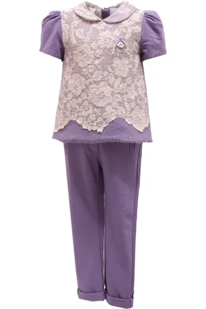 BLUMARINE Sets, female, , 4 Y, Kids Suit Set with Blouse and Trousers